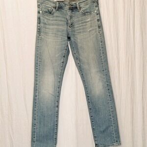 Pilaro and the Letterpress Slim Boyfriend Jeans Anthopologie Size 27